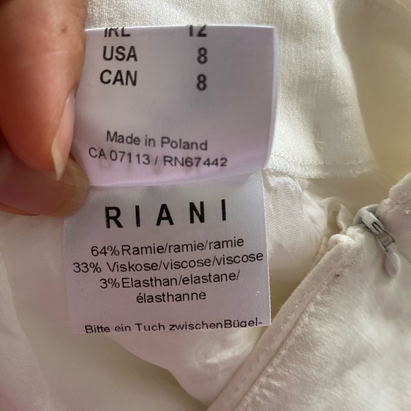 Off white/Cream colour linen pants - Picture 4 of 4